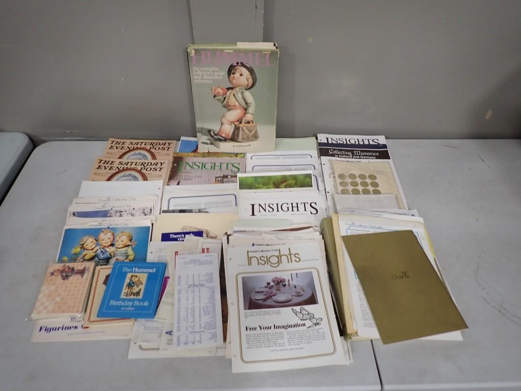 Lot of Ephemera, Booklets, Book, etc incl Hummel Collector's Guide, Goebel Collector's Club Insights: Lot of Ephemera, Booklets, Book, etc incl Hummel Collector's Guide, Goebel Collector's Club Insights, etc All pictures are considered part of the description and should be examined carefully