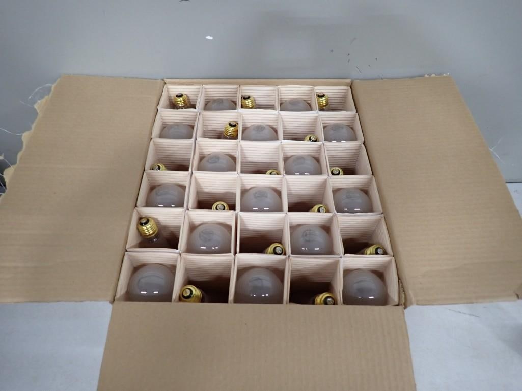 Case of 60 Frost 200W Light Bulbs: Case of 60 Frost 200W Lightbulbs All pictures are considered part of the description and should be examined carefully by bidders. Live Auctioneers is now offering Live Shipping through them. This is a