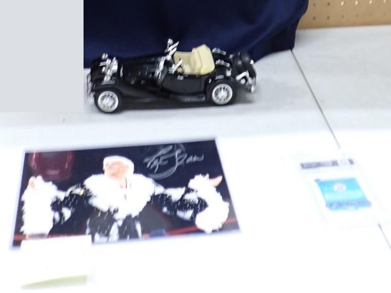 Misc Lot including Burago Mercedes Car, 2019 Rui Hachimura PSA 10 Rookie Card, Ric Flair Autograph w (1 of 8)