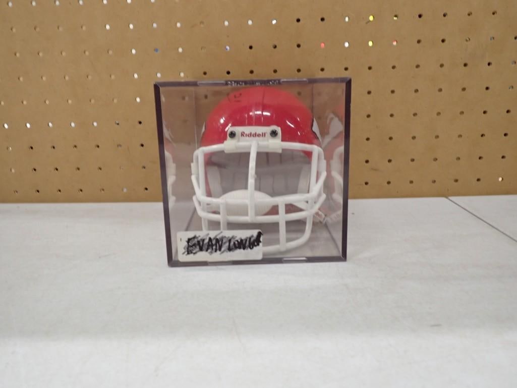 Priest Holmes Autographed Mini Helmet with Upper Deck COA (1 of 7)