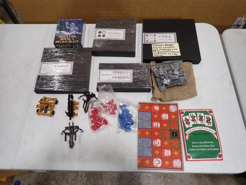 Japanese Games Complete New Strategy Such as Jumpico, Kakgmu, and Cifra by Logy Games: Japanese Games Complete New Strategy Such as Jumpico, Kakgmu, and Cifra by Logy Games and 1995 Weapons & Warriors Castle Siege Game All pictures are considered part of the description and should