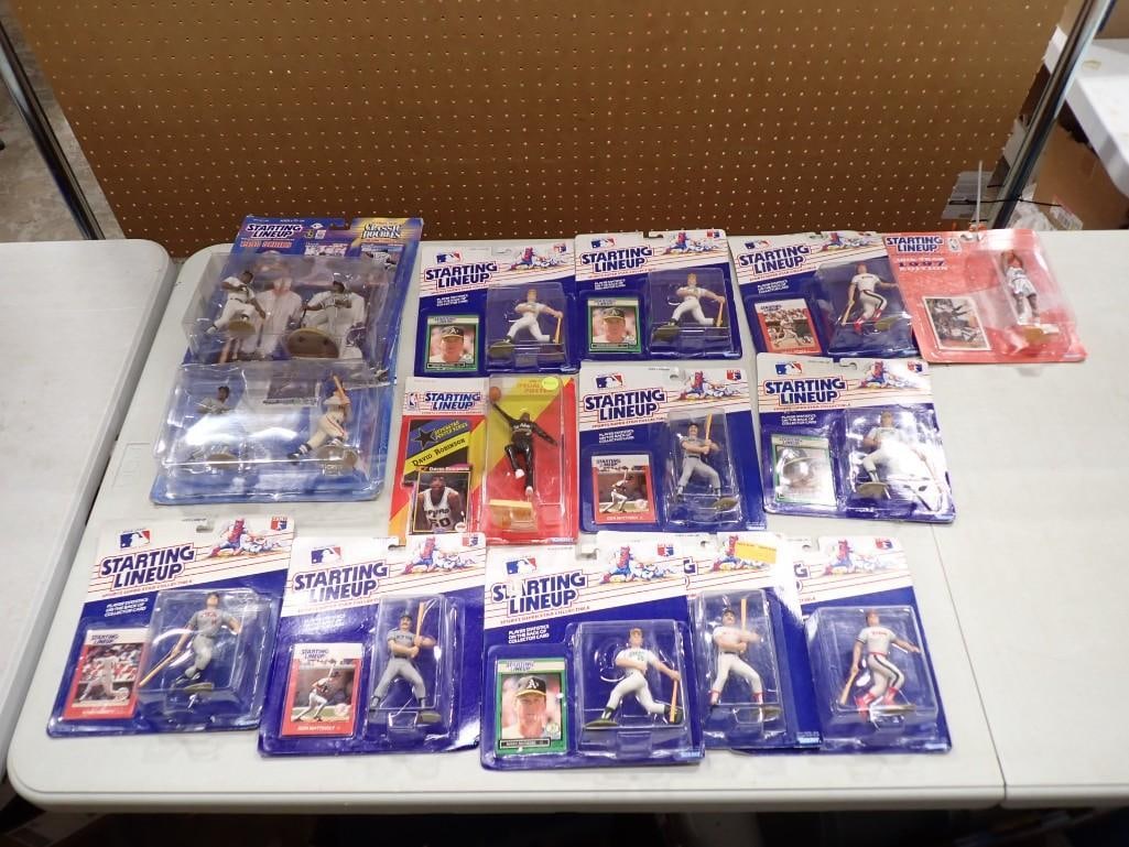 Lot of Starting Lineup Sports Figures new in Package incl David Robinson, Don Mattingly, (1 of 7)