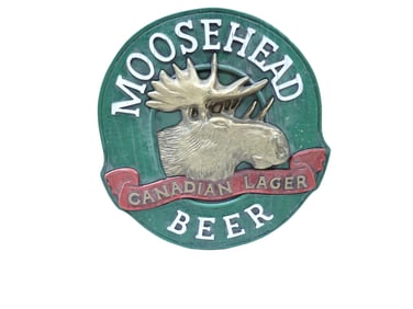 Moosehead Beer Sign Bar Advertising