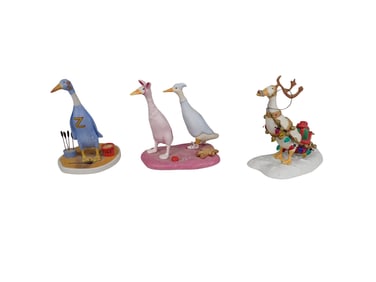 3 The Greenwich Workshop Collection Figurines incl Rudy, Zippo...The Fire Eater, Bedtime Buddies