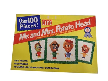 Vintage Mr and Mrs Potato Head in Original Box