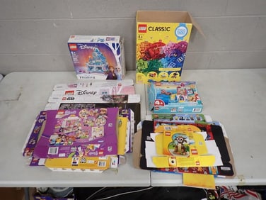 Lot of Lego Pieces and Boxes Possible Sets, Unchecked for Completeness
