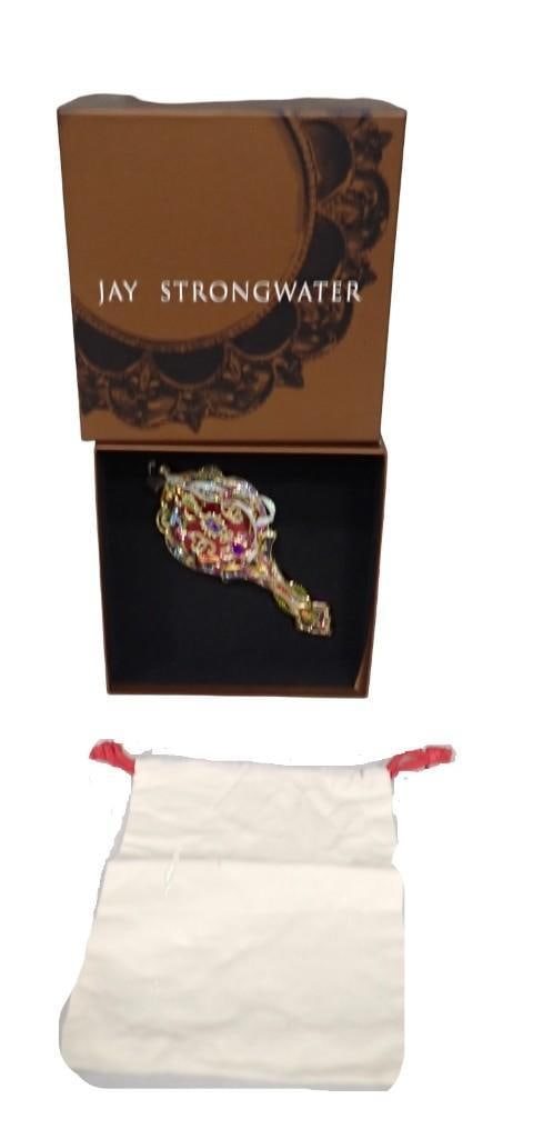 Jay Strongwater Christmas Ornament - Handheld Mirror with original box (1 of 11)