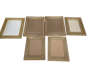 6 Ornate Antique Picture Frames
