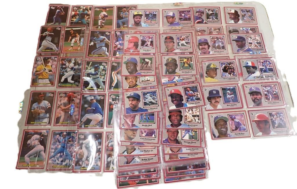 Baseball Card Lot including 1983 and 1984 Donruss 4x6" Card Sets each with 60 cards (1 of 10)