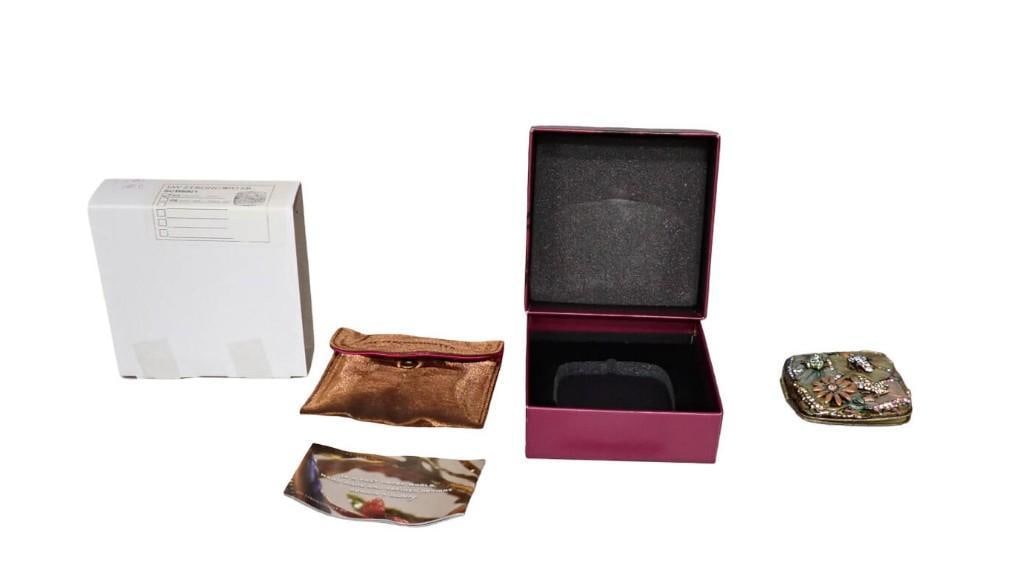 Jay Strongwater Compact SCB8001 Bronze Color with Original Box (1 of 14)