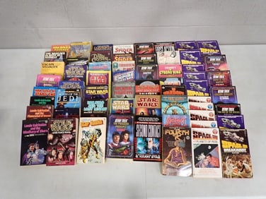 Lot of Books incl Star Wars, Sci Fi, Space 1999, Star Trek, etc