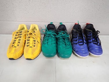 3 Pairs of Nike Gym Shoes including Airmax - all size 10.5