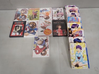 Japanese Anime and Manga Books and DVDs