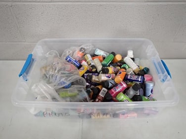 Large Lot of Craft Paint in Assorted Colors