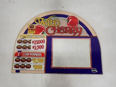 Wild Cherry Slot Machine Top Glass