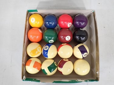 Set of Pool Balls