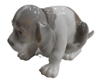 Lladro Sad Puppy Dog Figurine