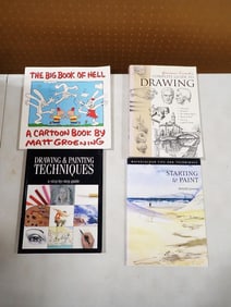 Art Books incl Drawing & Painting Techniques, Starting to Paint, Complete Guide to Drawing,