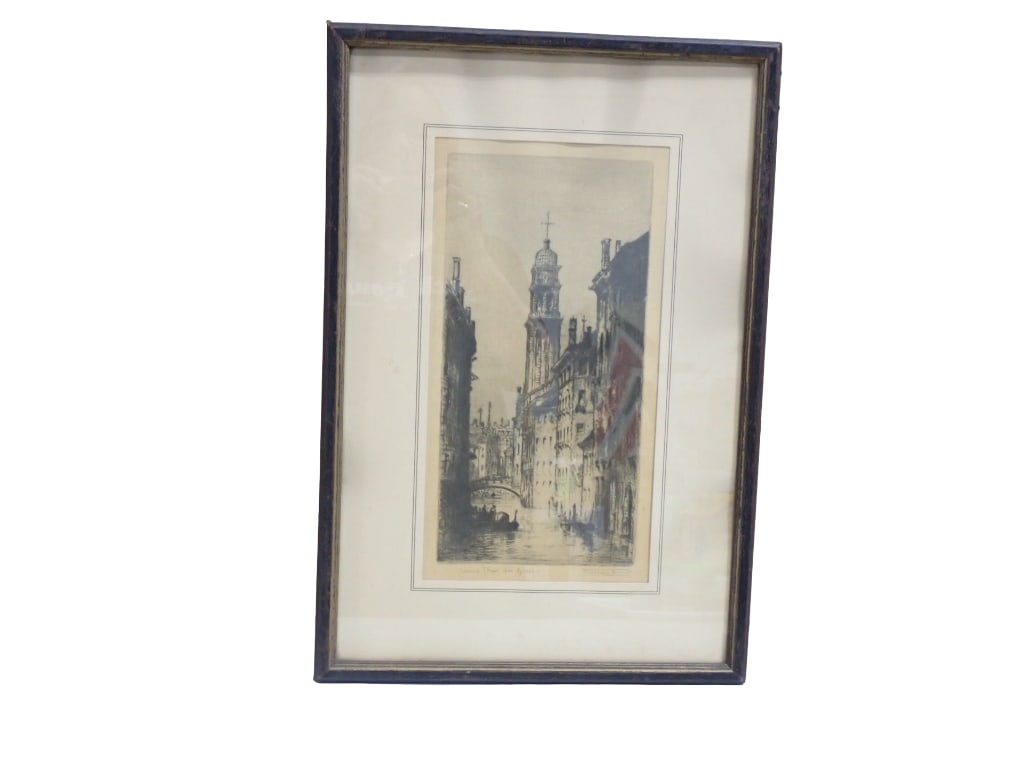 Jams Alphege Brewer Venice (Reo dei Grecei Etching: Jams Alphege Brewer Venice (Reo dei Grecei Etching Framed All pictures are considered part of the description and should be examined carefully by bidders. Live Auctioneers is now offering Live