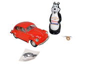 Vintage Hamm's Beer Bear Decanter and 1973 VW Beetle Jim Beam Decanter