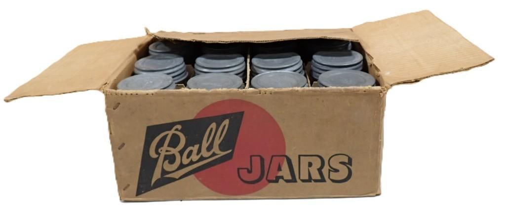 Vintage New Old Stock Zinc Cap Mason Jars Ball Jars with original box (1 of 9)