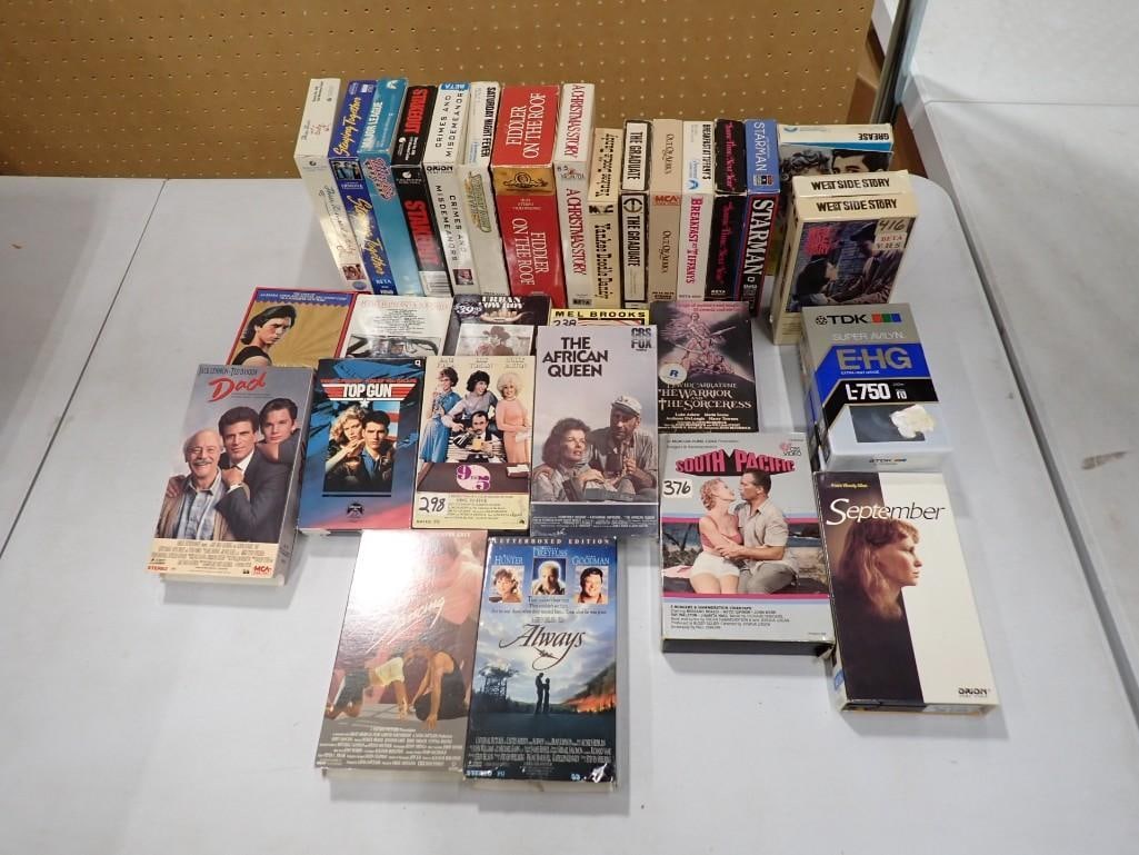 Lot of assorted Betamax / Beta Video Tape Cassettes: Lot of assorted Betamax / Beta Video Tape Cassettes All pictures are considered part of the description and should be examined carefully by bidders. Live Auctioneers is now offering Live Shipping thro