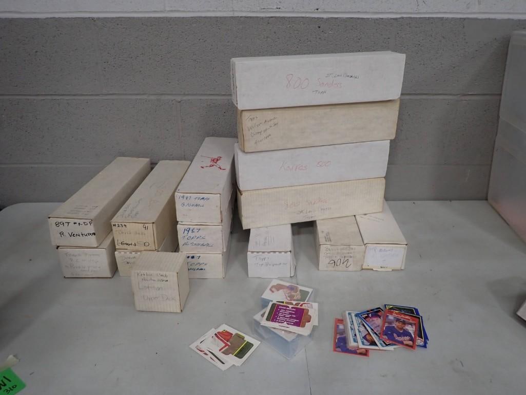 Baseball Cards incl 1987 Topps (1 of 11)