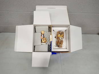 Goebel Hummel Me and My Shadow 1899 Hum 2164 Figurine and Steiff Bear Set New in Box Limited Edition