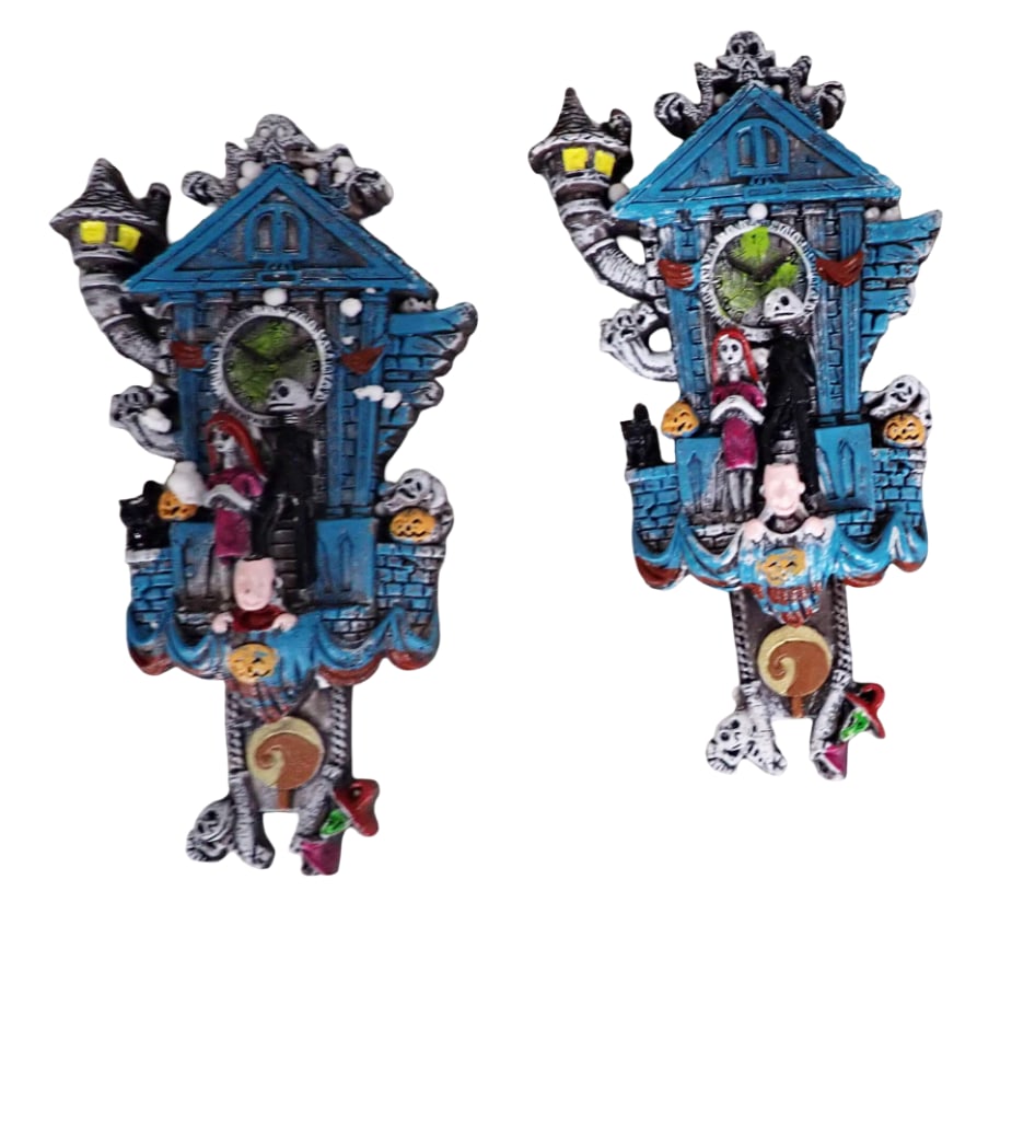 2 Nightmare Before Christmas Resin Wall Hangings: 2 Nightmare Before Christmas Resin Wall Hangings Halloween Decorations. The ones you get will be new in Box All pictures are considered part of the description and should be examined carefully
