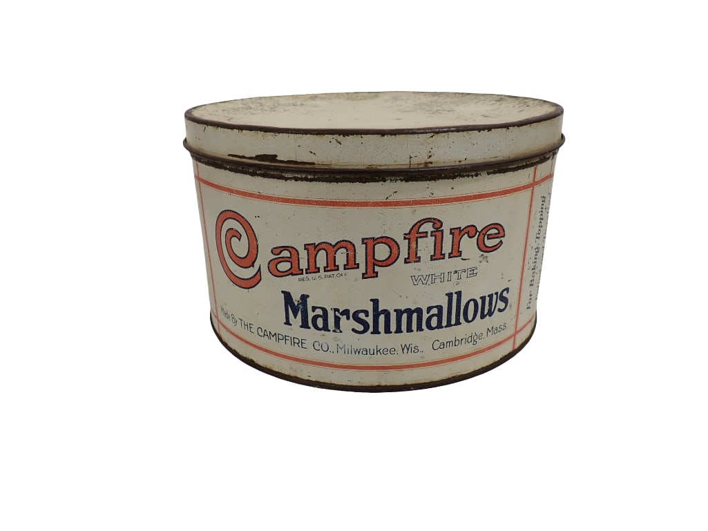 Vintage 1920s Campfire Marshmallows Tin (1 of 5)