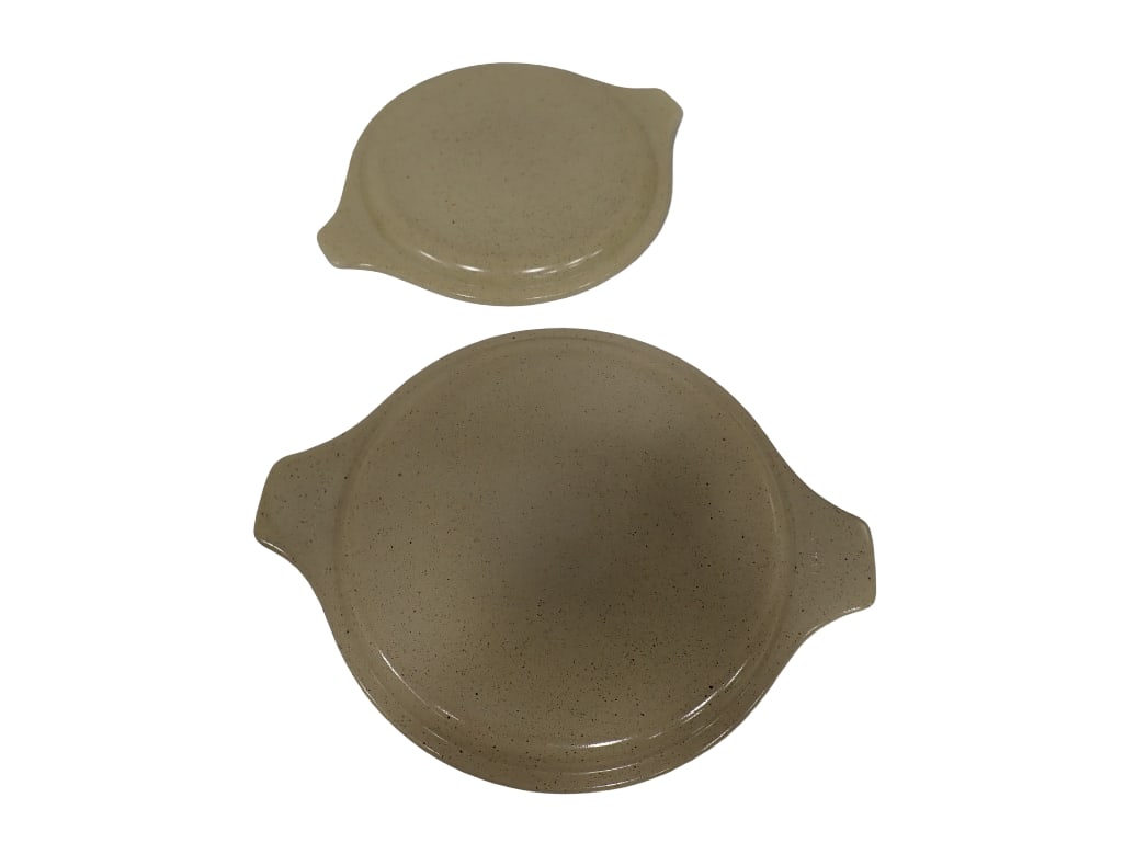 Vintage Pyrex Homestead Lids 20-C14 (fits 472) and 24-C 27 (fits 473) (1 of 2)