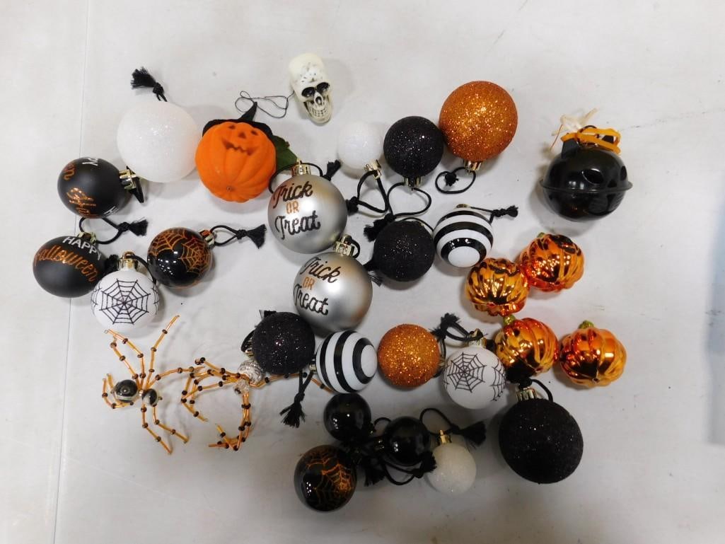Variety Lot of Halloween Ornaments: Variety Lot of Halloween Ornaments. All pictures are considered part of the description and should be examined carefully by bidders. Live Auctioneers is now offering Live Shipping through them. This