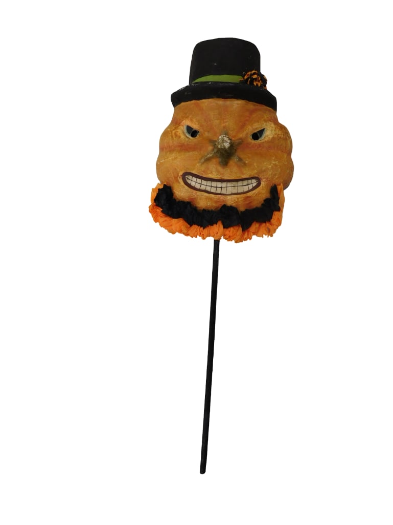 Bethany Lowe Halloween Twisted Jack Mask on Stick: Bethany Lowe Halloween Twisted Jack Mask on Stick. All pictures are considered part of the description and should be examined carefully by bidders. Live Auctioneers is now offering Live Shipping throu