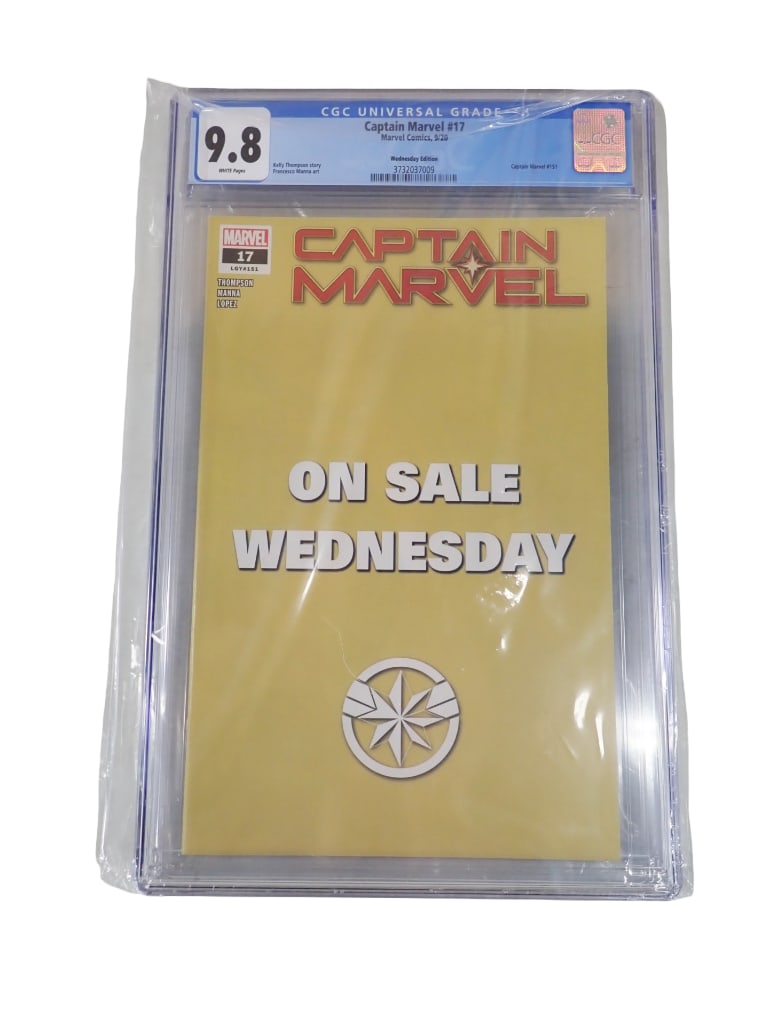 9.8 CGC Graded Comic Captain Marvel, Vol. 11 (1 of 2)