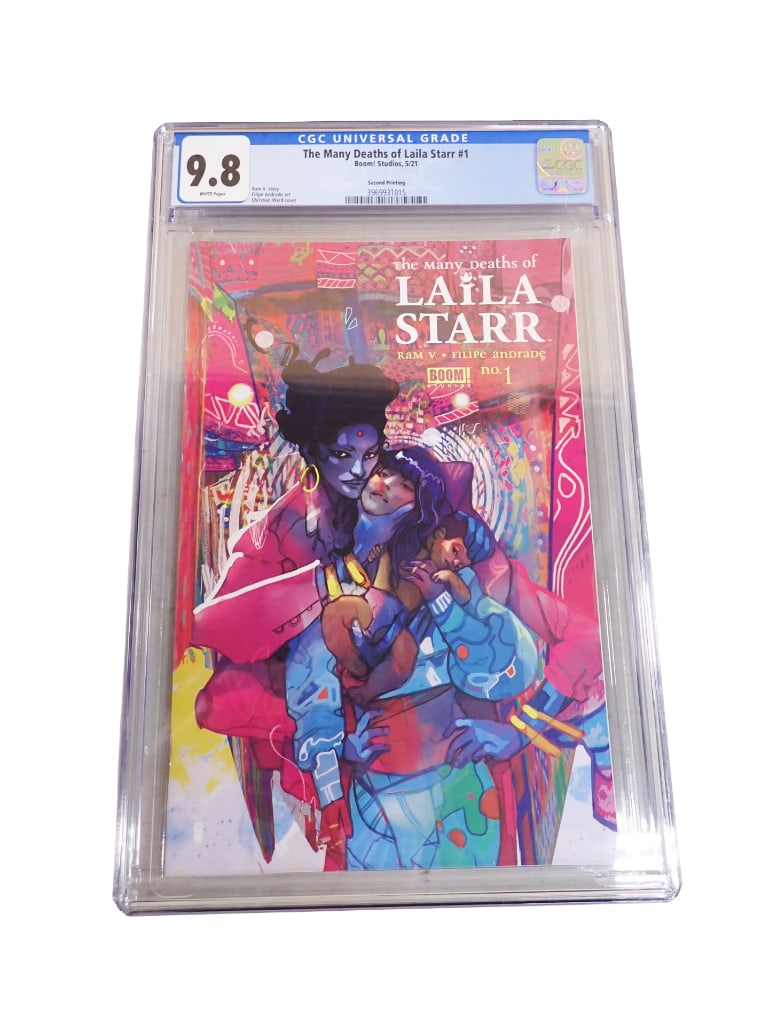 9.8 CGC Graded Comic The Many Deaths Of Laila Starr (1 of 2)
