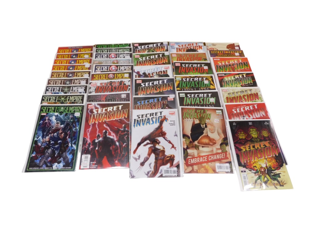 36 Comic Books incl Secret Empire, Secret Empire: Omega, Secret Invasion, Secret Invasion Chronicles (1 of 6)