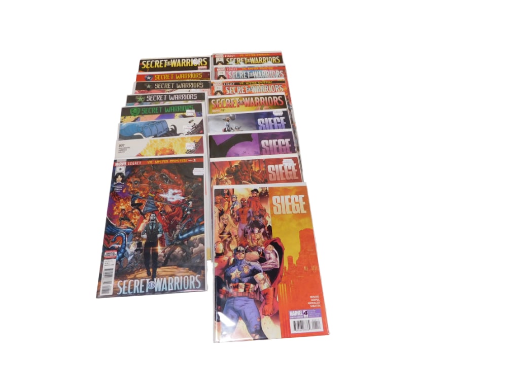 16 Comic Books Secret Warriors, Vol. 2, Siege (Marvel) (1 of 3)