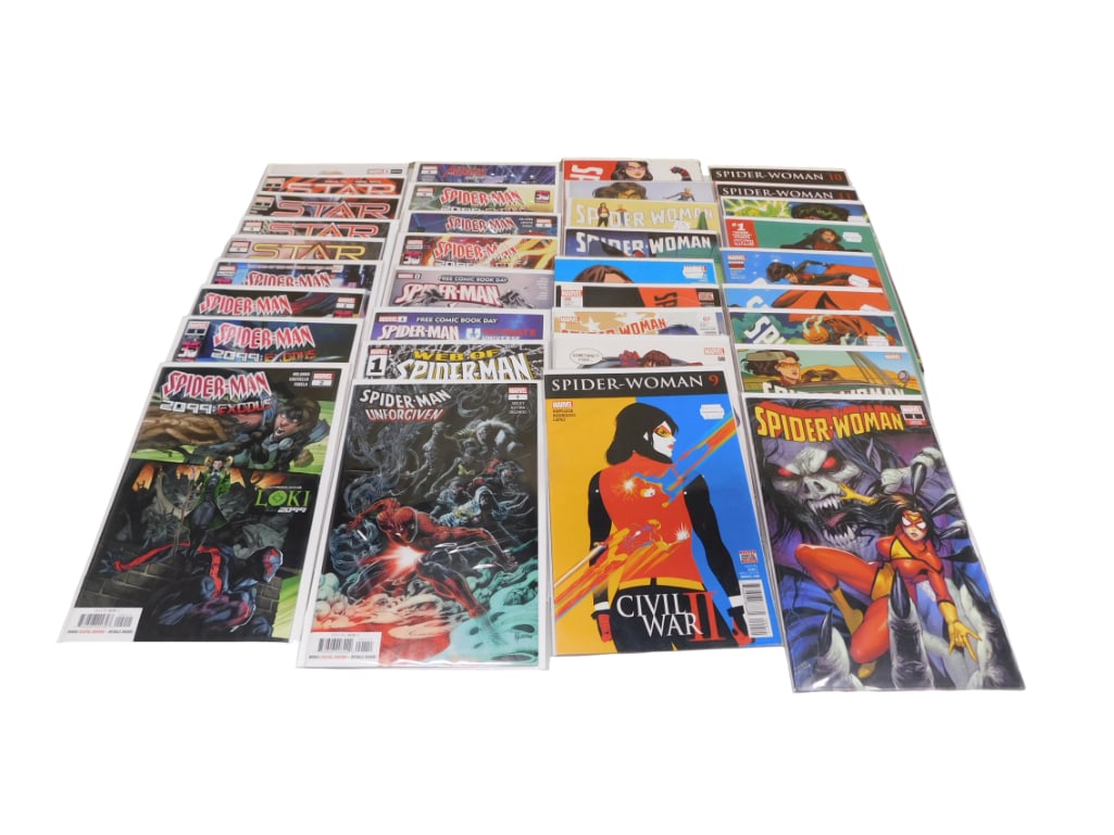 33 Comic Books incl Spider-Man 2099: Exodus, Spider-Man 2099: Exodus - Alpha, Spider-Man 2099: Exodu (1 of 6)