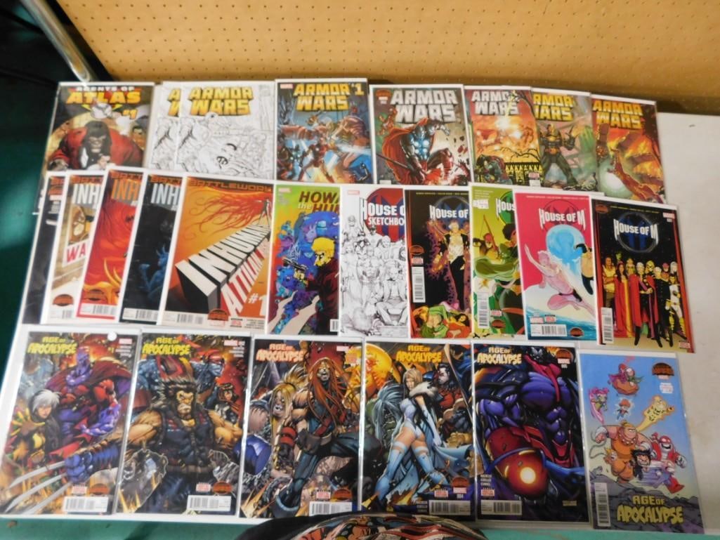 23 Comics incl Age of Apocalypse, Vol. 2, Armor Wars, House of M Sketchbook, House of M, Vol. 2, (1 of 5)