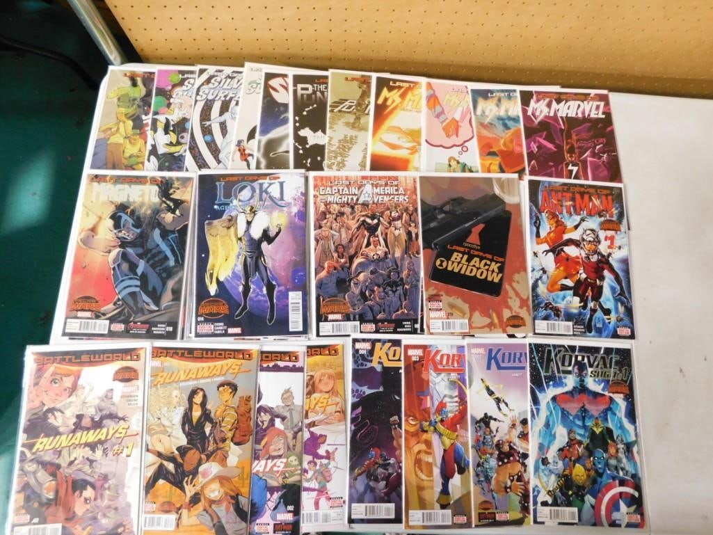 32 Comics incl Ant-Man: Last Days, Black Widow, Vol. 6, Captain America & The Mighty Avengers, Korv (1 of 3)