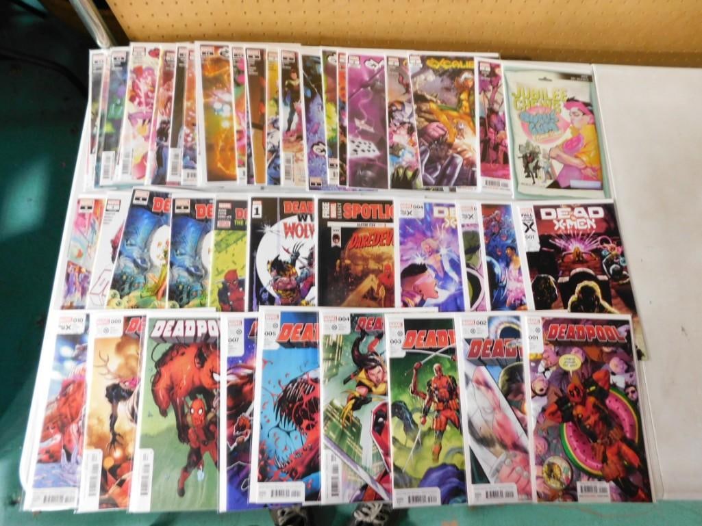 47 Comics incl Dead X-Men, Deadpool & the Mercs For Money, Vol. 1, Deadpool & Wolverine: W (1 of 3)