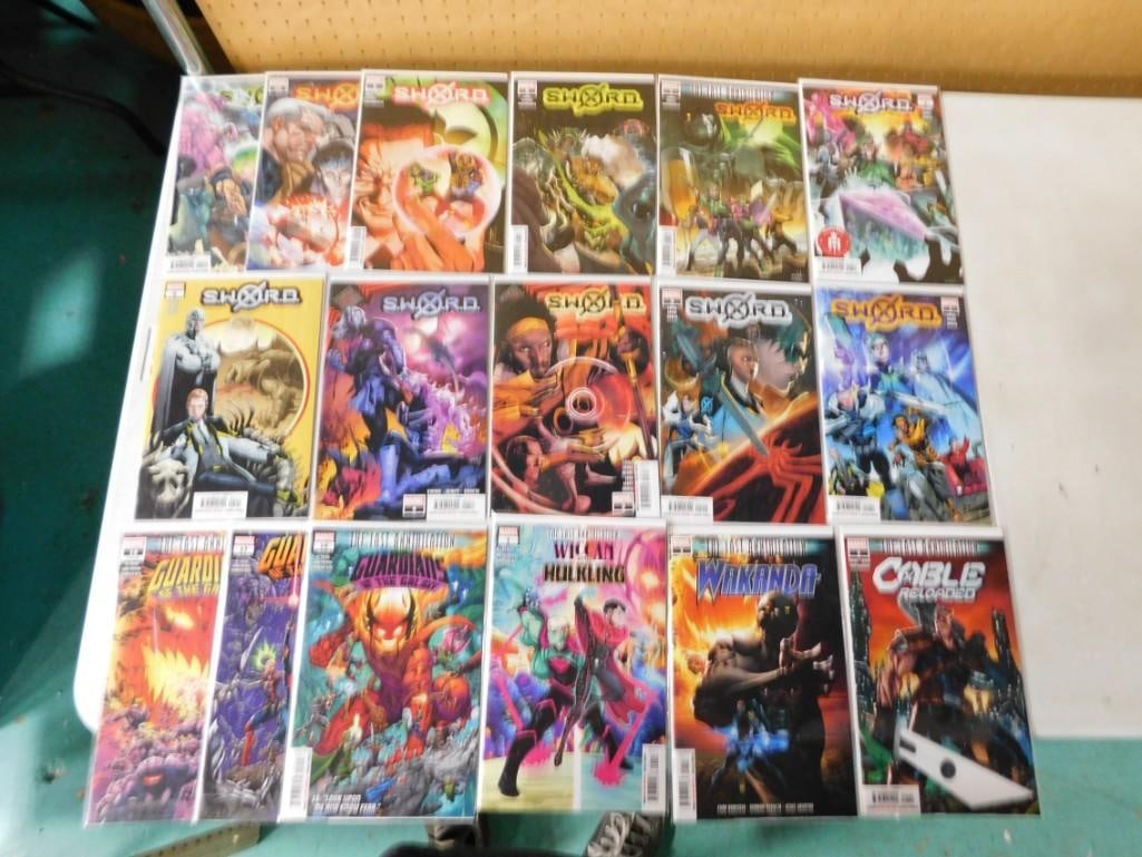 17 Comics incl Cable: Reloaded, Guardians of the Galaxy, Vol. 6, S.W.O.R.D., Vol. 2, The Last An (1 of 1)