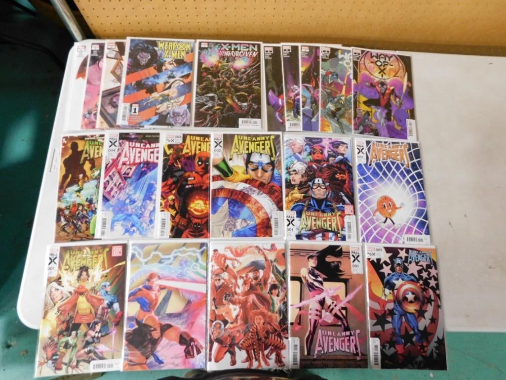 21 Comics incl Uncanny Avengers, Vol. 4, Way of X, Weapon X-Men, X-Men: Unforgiven (1 of 1)