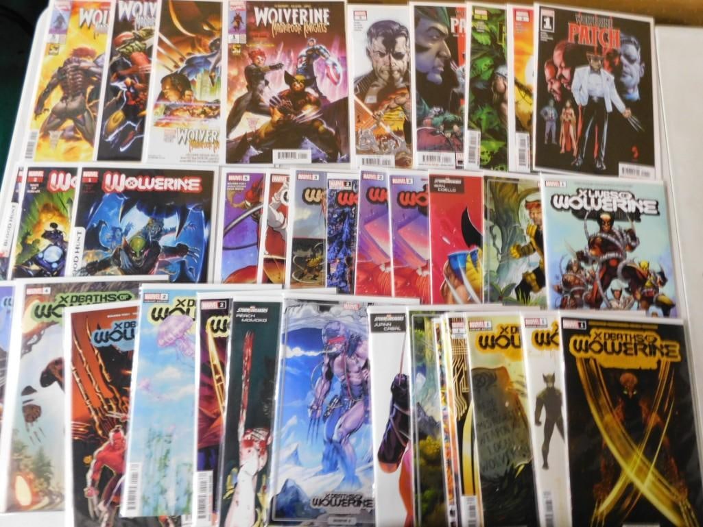 35 Comics incl Wolverine: Blood Hunt, Wolverine: Madripoor Knights, Wolverine: Patch, X Deaths of W (1 of 3)