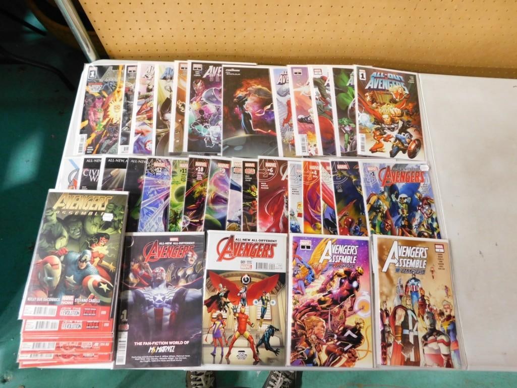 40 Comics incl All-New, All-Different Avengers, Vol. 1, All-Out Avengers, Avengers Assemble A (1 of 2)