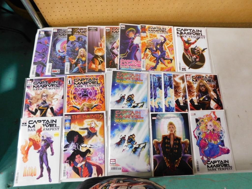 18 Comics incl Captain Marvel: Assault on Eden, Captain Marvel: Dark Tempest (1 of 1)