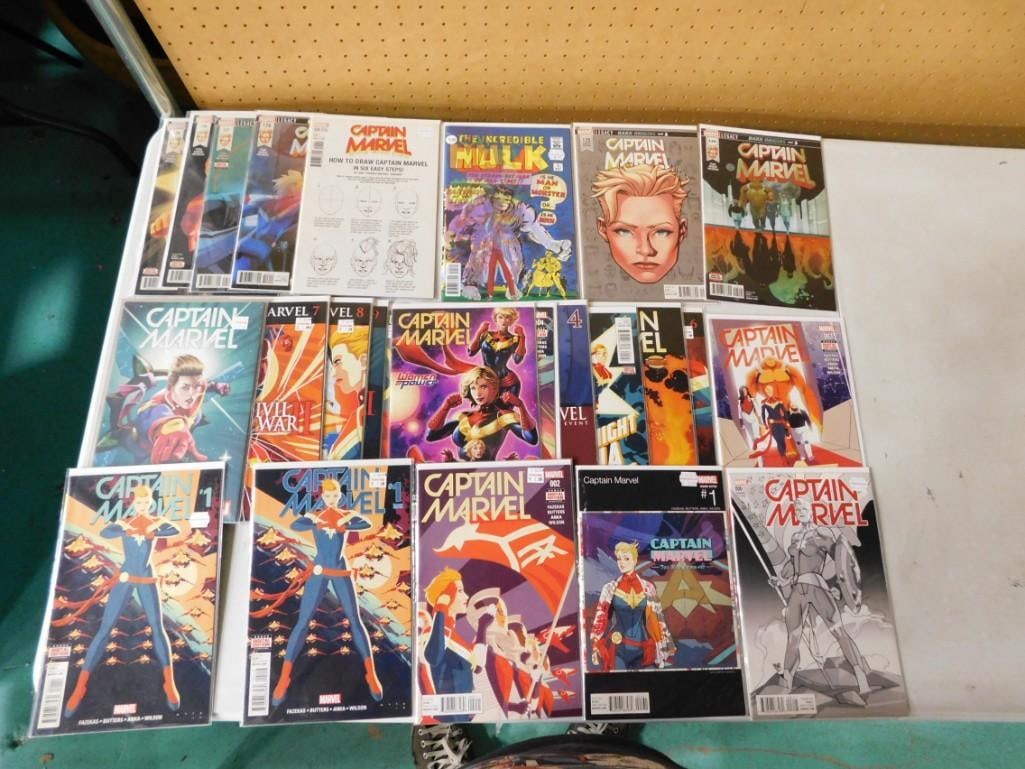 25 Comics incl Captain Marvel, Vol. 10 (1 of 1)