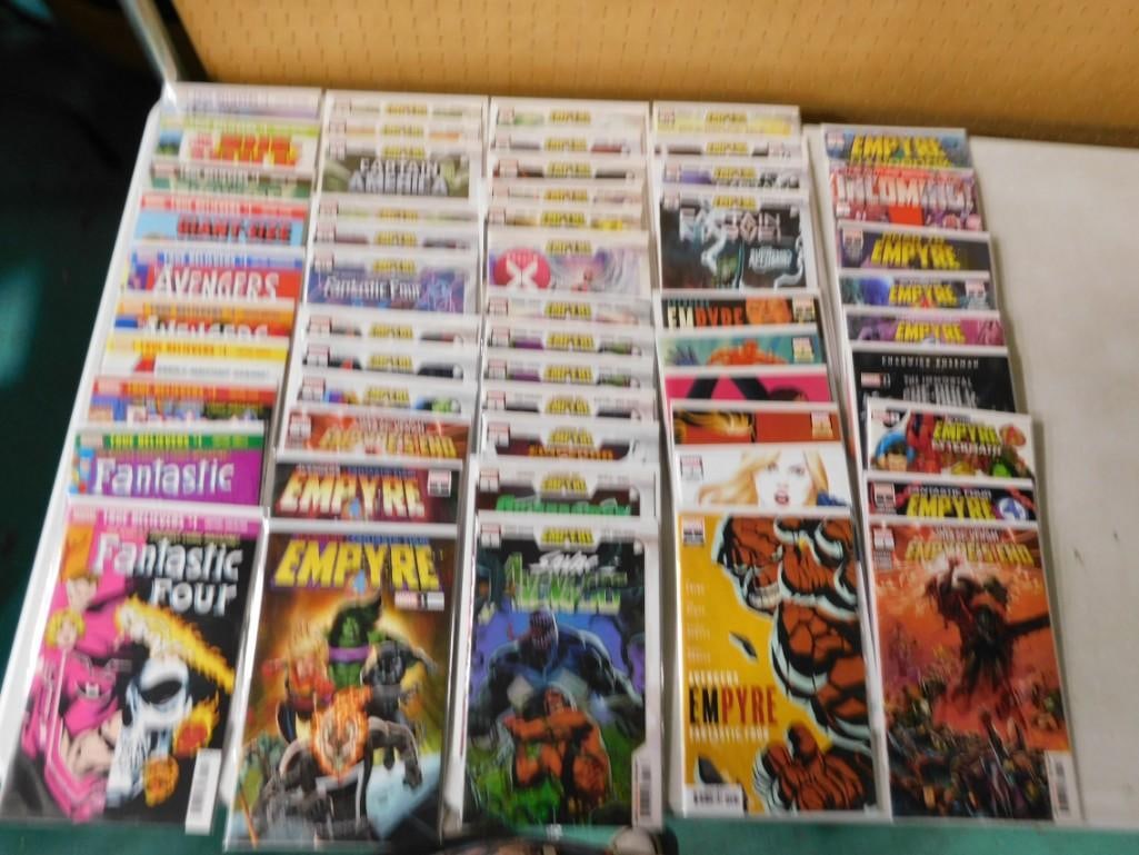 53 Comics incl Captain Marvel, Vol. 11, Empyre, Empyre Aftermath: The Avengers, Empyre: Aven (1 of 3)