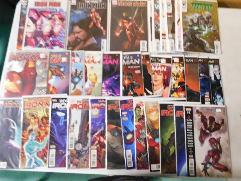 34 Comics incl Generations: Iron Man & Ironheart, Invincible Iron Man, Vol. 1, Invincible (1 of 2)