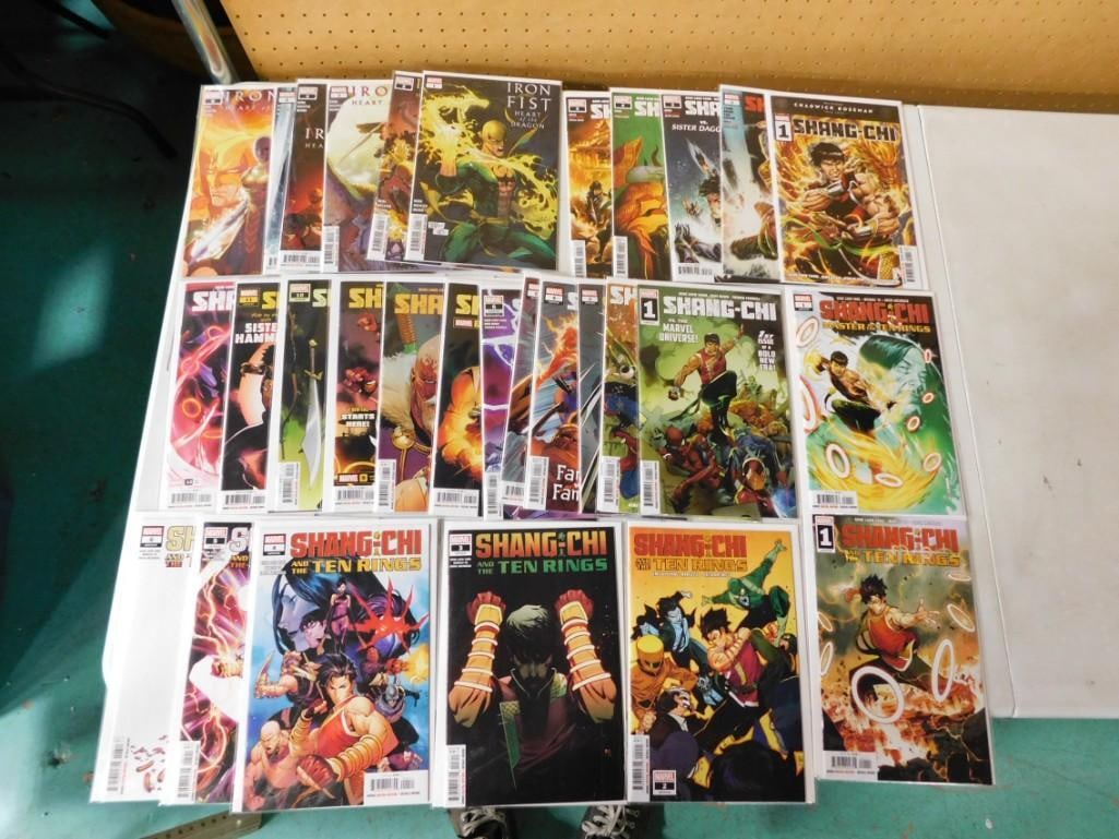 30 Comics incl Iron Fist: Heart of the Dragon, Shang-Chi, Shang-Chi And The Ten Rings (1 of 1)